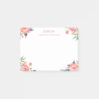 Belle aquarelle violet Fleurs roses