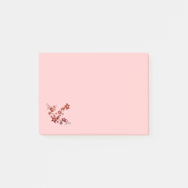 Post-it® Belle Floral Post It Notes (Devant)