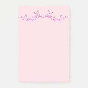 Post-it® Belle florale rose
