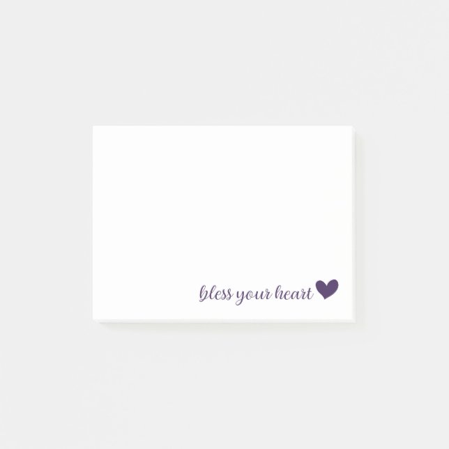 Post-it® Bénissez votre coeur (Devant)