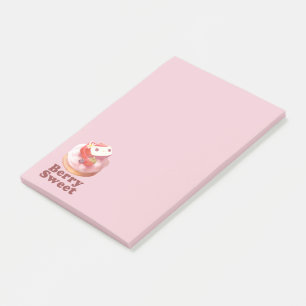 Post-it® Berry Sweet : La Fille Lapin et la Tarte aux Frais