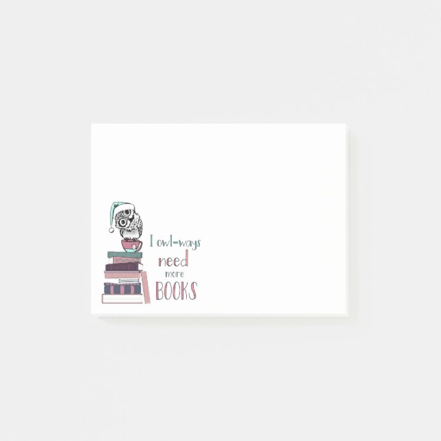 Post-it® Besoin d'autres livres publier ses notes (Devant)