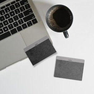 Post-it® Béton moderne gris foncé "Notes Pad" Minimal