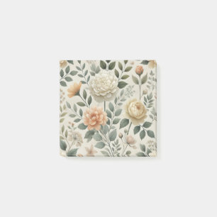 Post-it® Beurre Aquarelle Jaune Florale Printemps et été