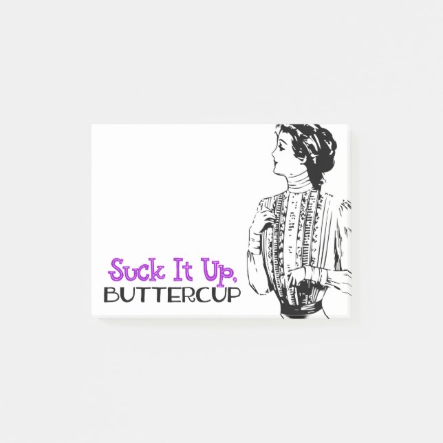 Post-it® Beurre, Beurre | Citation victorienne Snarky (Devant)