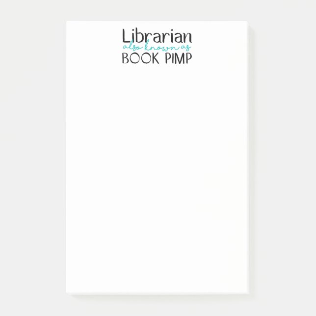 Post-it® Bibliothécaire également connu sous le nom de bloc (Devant)
