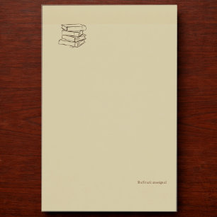 Post-it® Bibliothèque Dark Academia-Livres Vintage Minimali