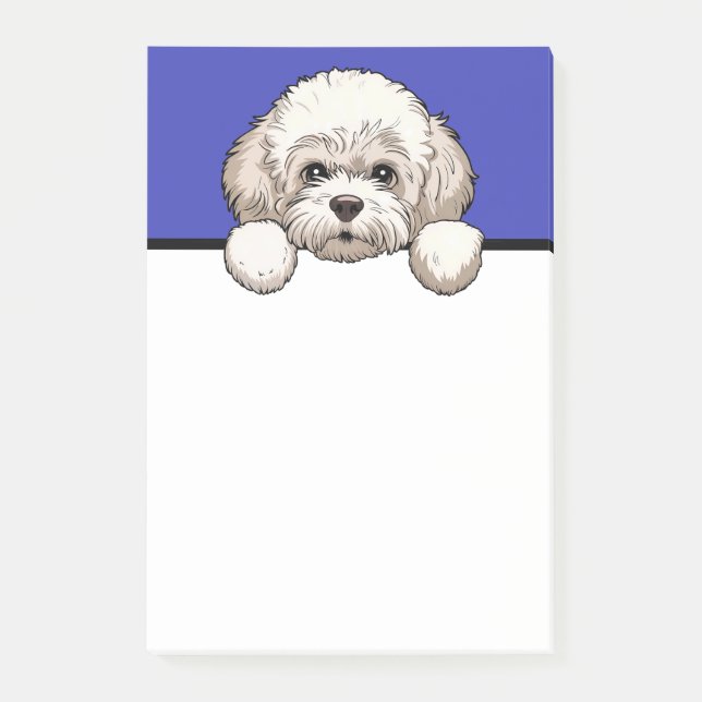 Post-it® Bichon Frise Cute Bichon Cadeaux Amoureux de les c (Devant)