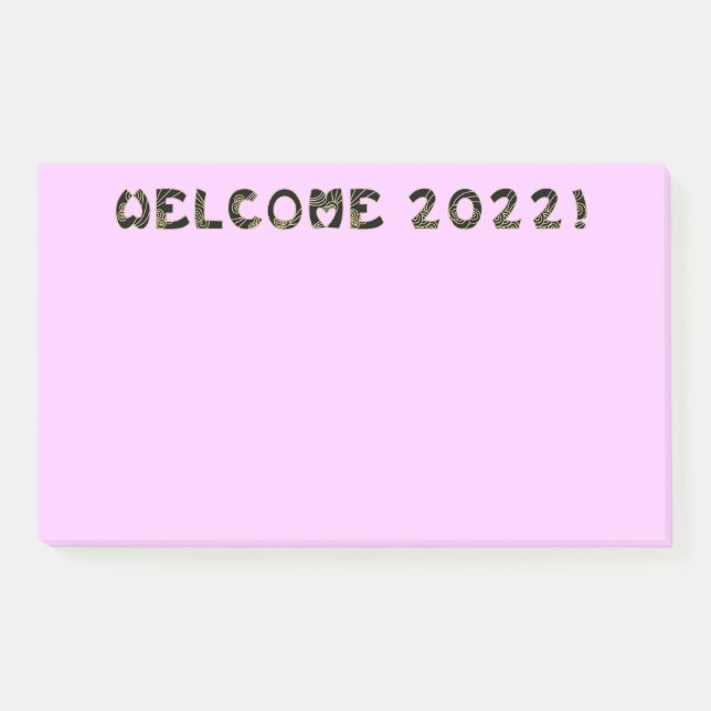 Post-it® bienvenue 2022 ! (Devant)