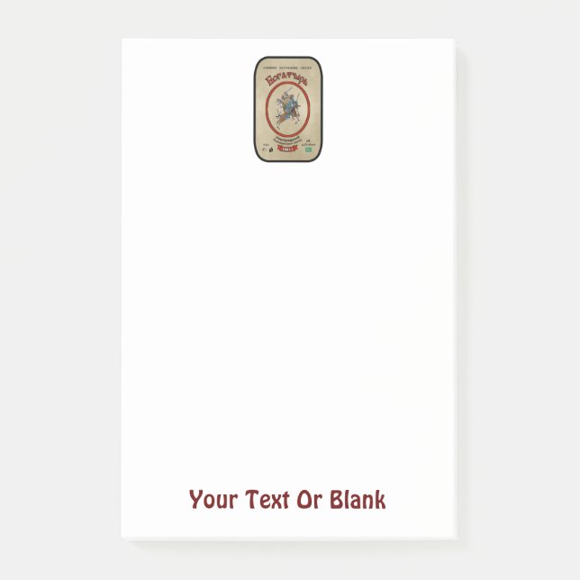 Post-it® Bière russe Bogatyr (Devant)