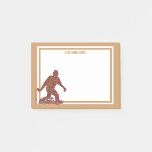 Post-it® Bigfoot Walking Sasquatch Fun Bigfooter Notes