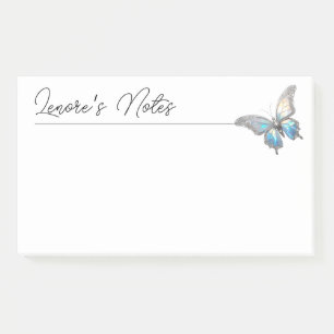 Post-it® Bijoux papillon Opale et argent