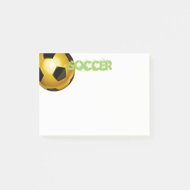 Post-it® Billets post-it du bal de football (Devant)