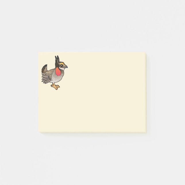 Post-it® Birdorable peu de Prairie-Poulet (Devant)