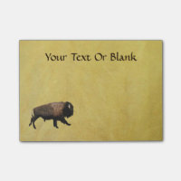 Bison galopant