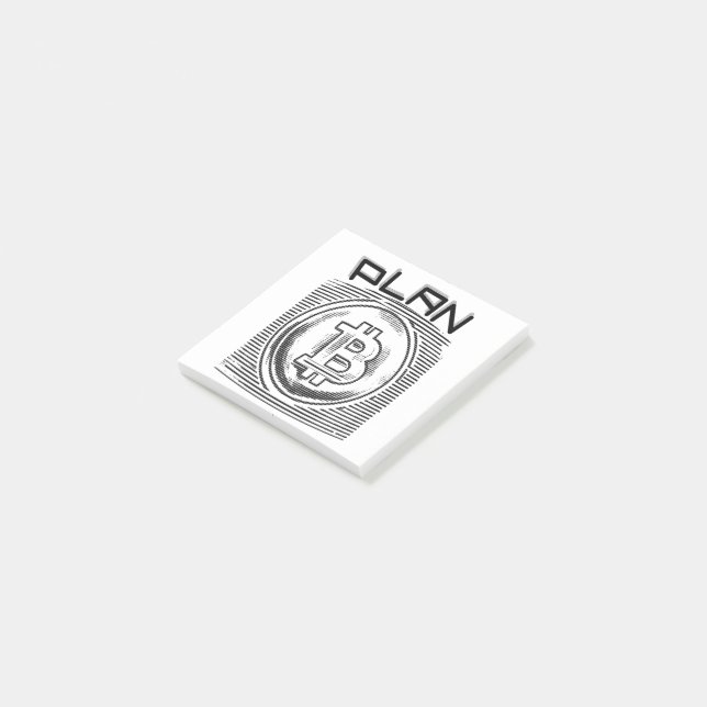Post-it® Bitcoin - Plan С rypto (Incliné)