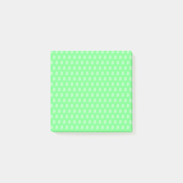 Post-it® Bitcoin Vert (Devant)