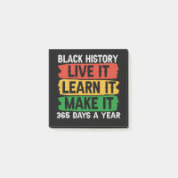 Black History Live it Apprenez-le Faire 365 jours