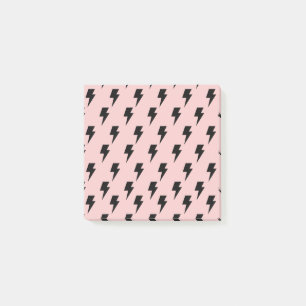 Post-it® Black Pink Lightning Y2K Indie Bold Organisation