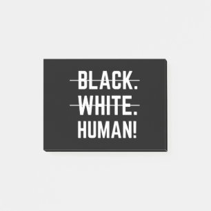 Post-it® Blanc noir