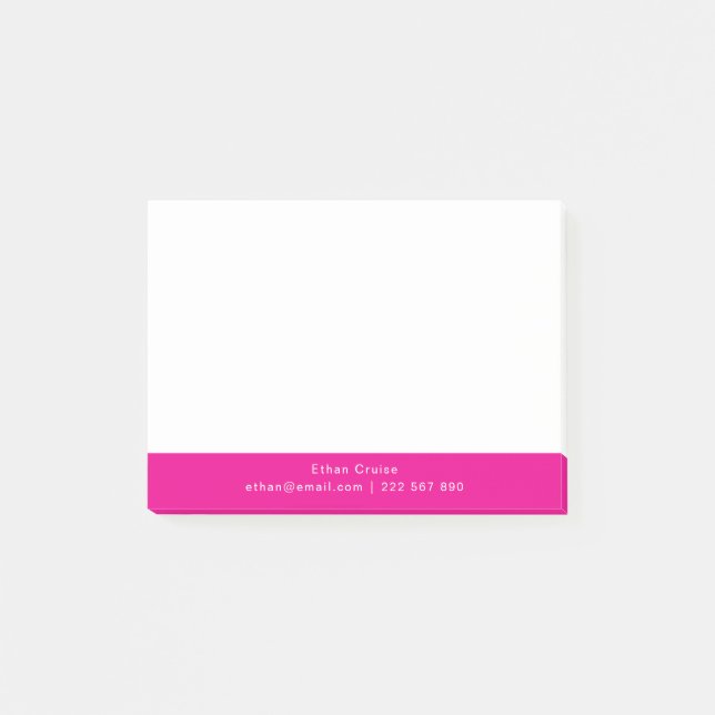 Post-it® Blanc Simple Professionnel (Devant)