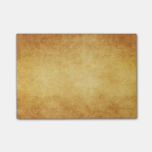 Post-it® Blanc vintage de papier d'antiquité de parchemin