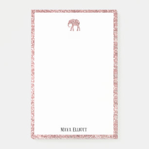 Post-it® Blancs sur la Parties scintillant Rose Gold Faux E