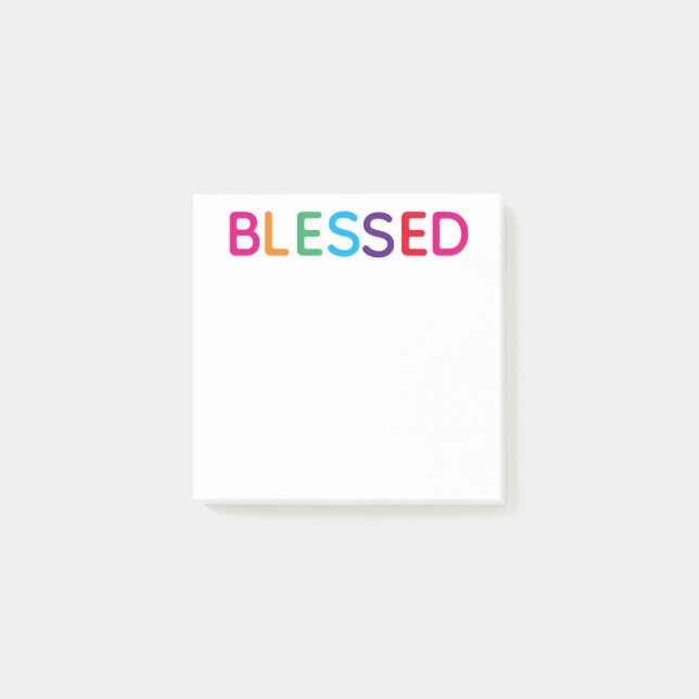 Post-it® Blessé brillant multicolore 3 x 3 (Devant)
