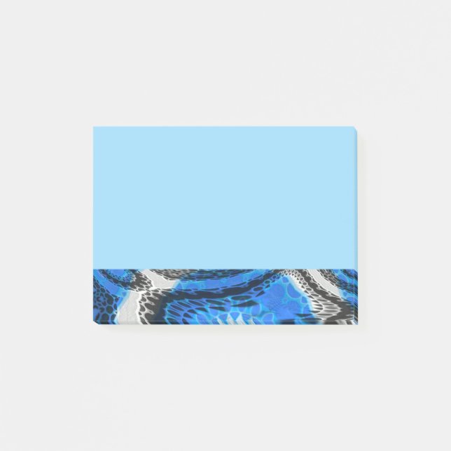 Post-it® Bleu atomique (Devant)