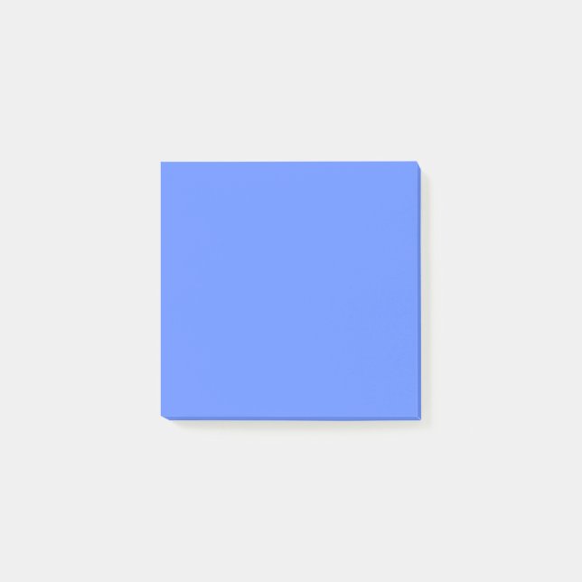 Post-it® Bleu Barbeau Uni Simple  (Devant)