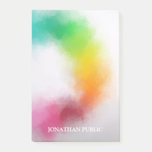 Post-it® Bleu bleu violet vert rouge orange moderne