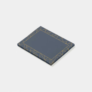 Post-it® Bleu de marine et or