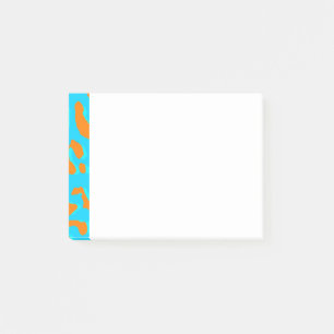 Post-it® Bleu Empreinte de léopard