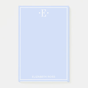Post-it® Bleu monogramme