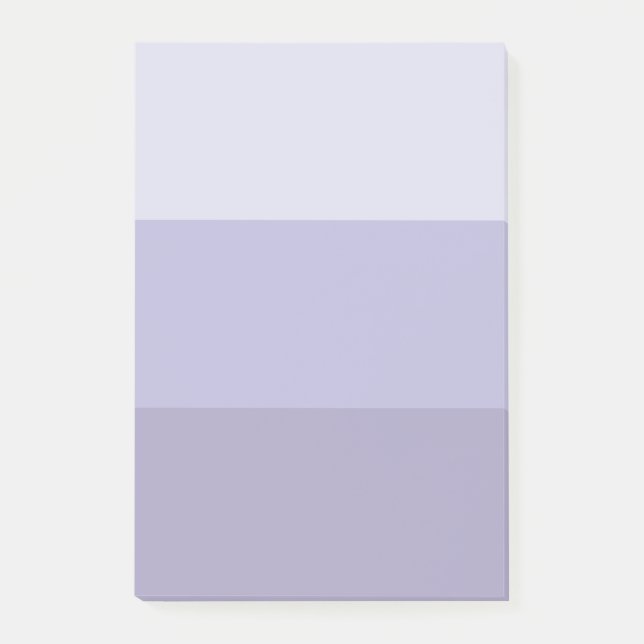Post-it® Bleu Ombre rayé (Devant)
