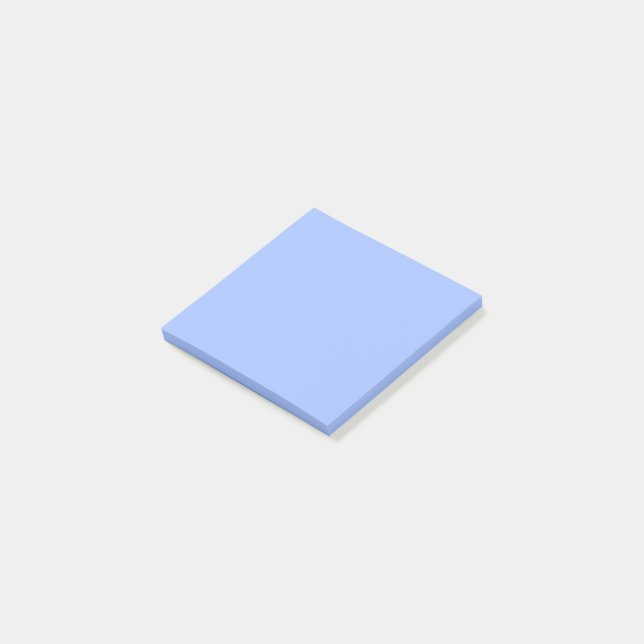 Post-it® Bleu pastel (couleur uni)  (Incliné)