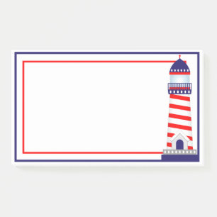 Post-it® Bleu Rouge Patriotique Phare Post-It Notes