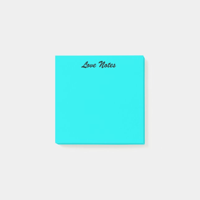 Post-it® Bleu vif (Devant)