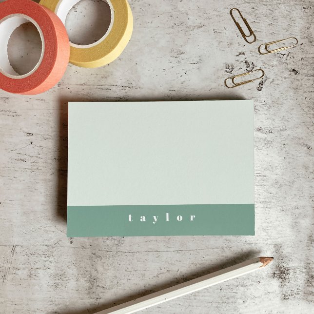 Post-it® Bloc de couleur menthe (Mint Color Block Post-it Notes)