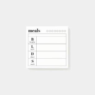 Post-it® Bloc-notes adhésif simple pour planificateur de re