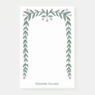 Post-it® Bloc-notes avec un joli cadre floral