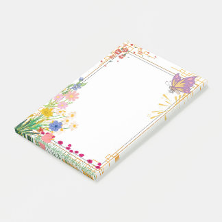 Post-it® bloc-notes cadre papillon violet