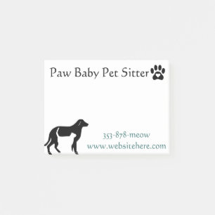 Post-it® Bloc-notes collant animal pour des affaires se