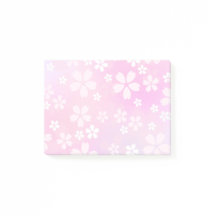 bloc - notes collant de post-it de fleur de Sakura