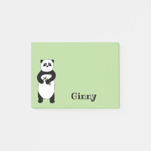 Post-it® Bloc-notes collant d'ours panda