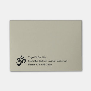 Post-it® Bloc - notes collants de symbole de yoga