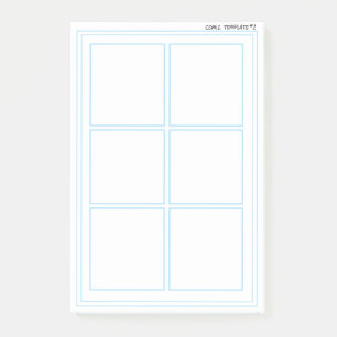 Post-it® Bloc - notes comique de post-it de modèle d'art
