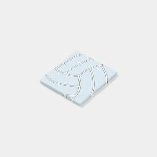 Post-it® Bloc-notes couleur personnalisé Volleyball :