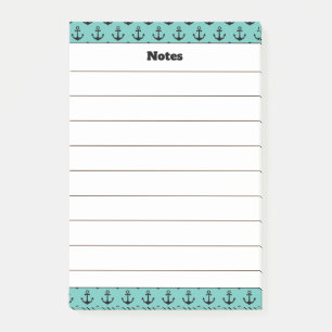 Post-it® Bloc-notes de conception d'Ancres de nom personnal