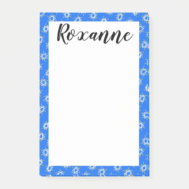 Post-it® Bloc-notes de la PERSONNALISER de David Hanoukka (Devant)